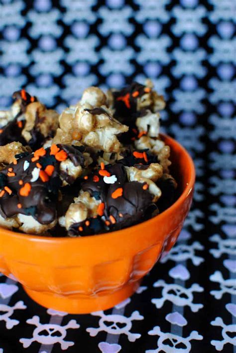 Halloween Toffee Popcorn - Pass The Sushi