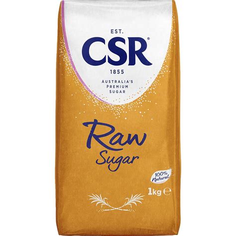 Sugar Raw 1kg Csr Wiffens
