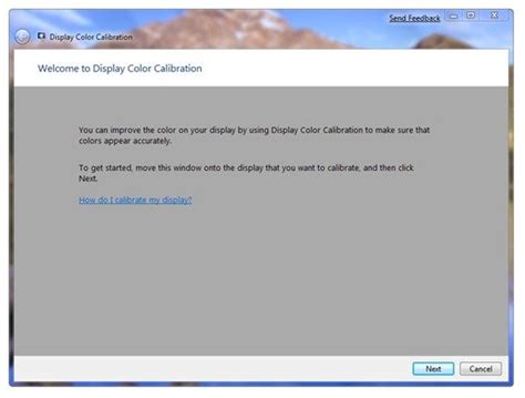 New Color Calibration Settings in Windows 7 | iThinkDifferent