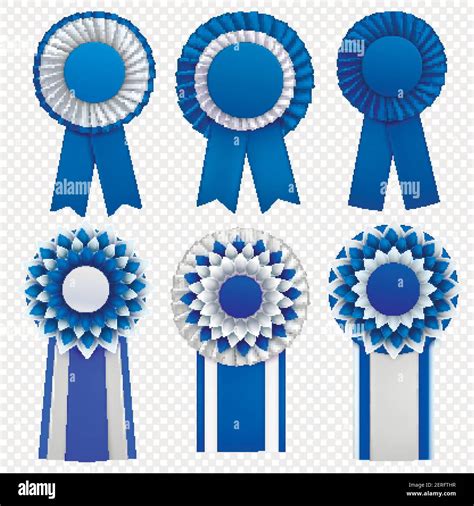 Achievement Rosettes Stock Vector Images Alamy