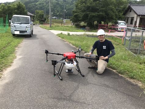 除草剤1キロ粒剤をドローン散布致しました！【広島県三次市】 元消防士が運営する安心の便利屋