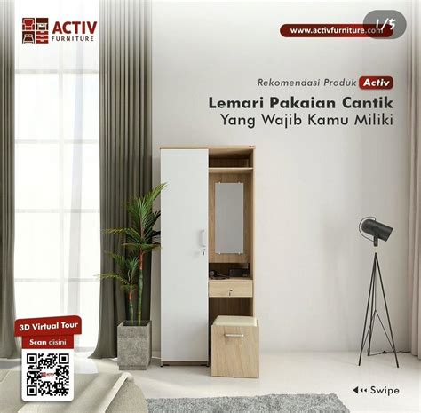 Lemari Pakaian Activ Spin Lpmr Perabotan Rumah Di Carousell