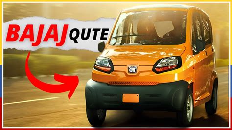 Bajaj Qute 2023 Review Indias First Quadricycle 2 8 Lakh YouTube