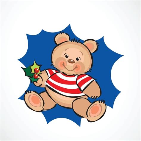 Christmas Tedy Bear Over 7 Royalty Free Licensable Stock Vectors