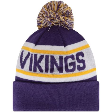 Mens Minnesota Vikings New Era Purple Biggest Fan Redux Knit Beanie - NFLShop.com