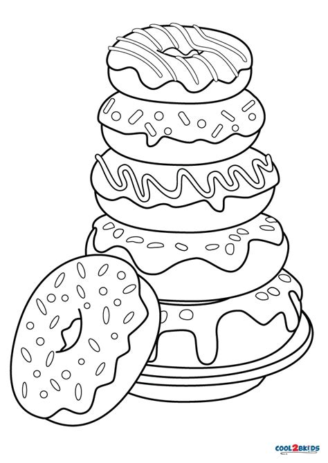 Donut Coloring Page Printable Coloring Page Porn Sex Picture