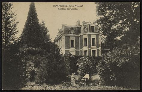 Dompierre les Eglises Château des Combes Carte postale ancienne et