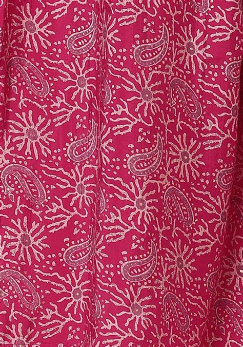 Buy Women Hot Pink Muslin Kurta With Pants And Dupatta Set Of