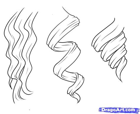 how to draw curly hair | How to draw hair, Curly hair drawing, Anime hair