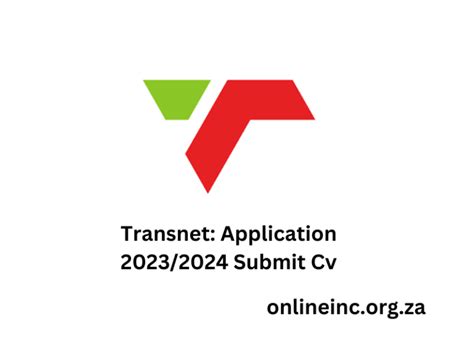 Transnet Application 20232024 Submit Cv Onlineinc