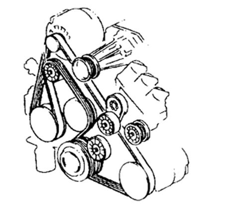 2004 Pontiac Vibe Serpentine Belt Diagram