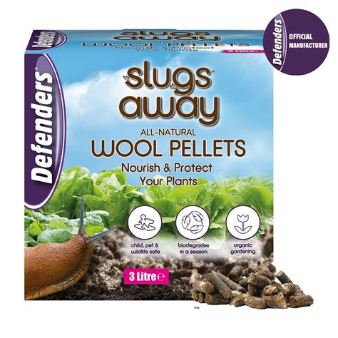 Slugs Away Wool Pellets Ltr Official Defenders Manufacturer