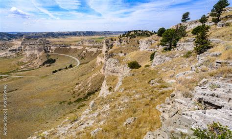 Scotts Bluff National Monument Stock Photo | Adobe Stock