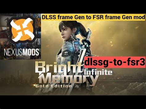 Bright Memory Infinite DLSS Frame Gen To FSR Frame Gen Mod Bright