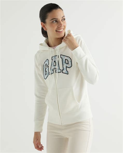 Sudadera de mujer con capucha logo frontal GAP El Corte Inglés