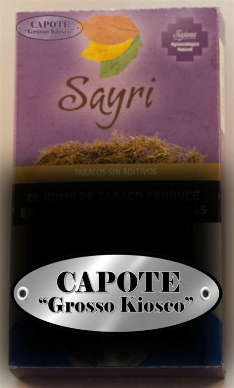 Sayri Agroecologico Natural Argentina 50g Capote Grosso Kiosco