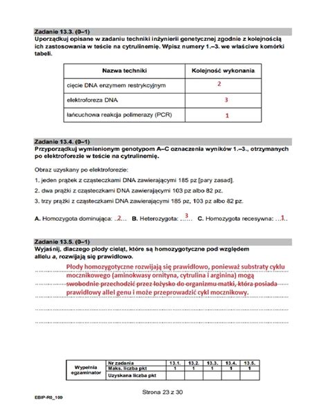 Matura Z Biologii Arkusz Cke I Rozwi Zania Formu A