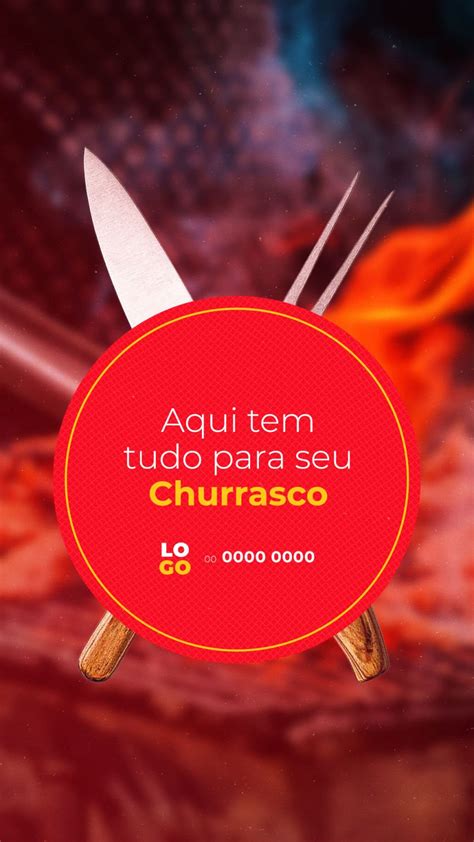 Social Media Story Supermercado Aqui Tem Tudo Para Seu Churrasco Psd