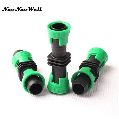 10pcs Nuonuowell 16mm Straight Drip Tape Connector For Garden Greenhouse Micro Drip Irrigation