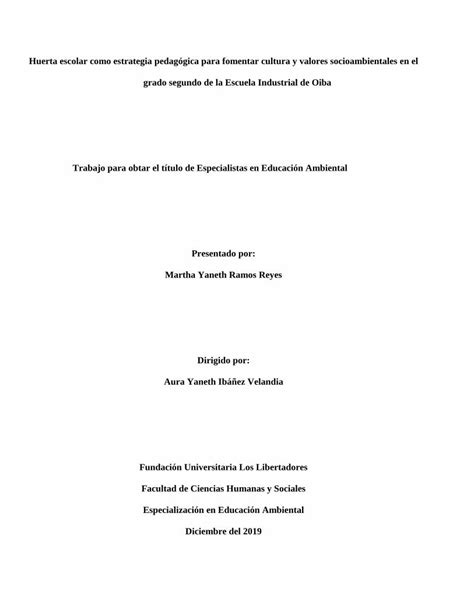 PDF Huerta escolar como estrategia pedagógica para fomentar DOKUMEN