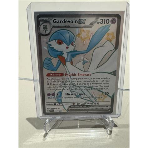 POKEMON TCG GARDEVOIR EX 217 091 PALDEAN FATES Shopee Malaysia