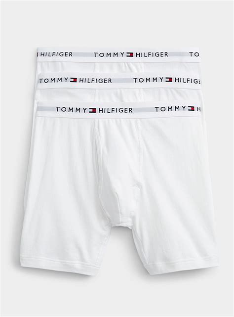 Pure Cotton Boxer Brief 3 Pack Tommy Hilfiger Shop Men S Underwear Multi Packs Online Simons