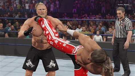 Wwe K Shawn Michaels Vs Brock Lesnar One On One Match Wwe K