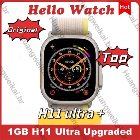 Smartwatch H Ultra Plus Homem Mm Nfc Tit Nio Liga Modo