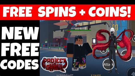 NEW FREE CODES Project Ghoul Gives Free Spins Free Yen ROBLOX An