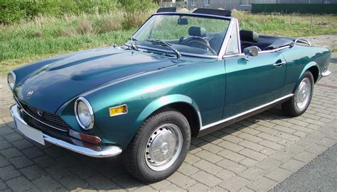 fiat  spider technical details history    parts