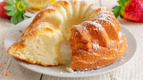 Gâteau à la ricotta et au citron préparé avec des blancs d œufs sa