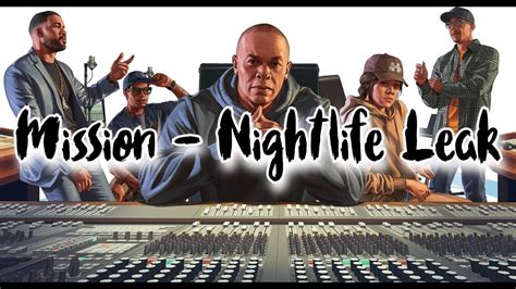 Mission Nightlife Leak The Contract Dr Dre Gta Online Youtube