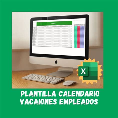 Plantilla Excel Calendario De Vacaciones Empleados 2025