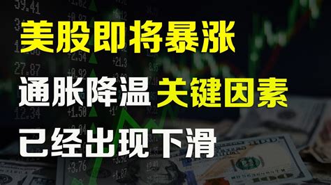 美股即将暴涨 通胀降温的关键因素已经出现下滑期权市场却出现机构大量做空 CPI SPY TSLA AAPL QQQ SQQQ YouTube