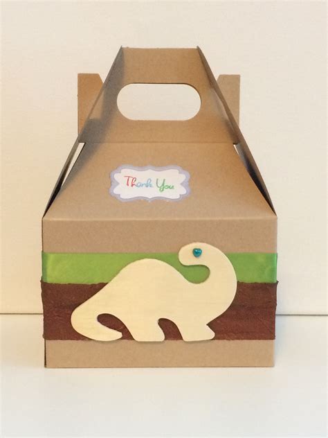 Dinosaur Birthday Party Favor Box 10 By Notjustanyparty On Etsy