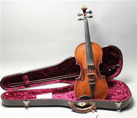 Lot Joh Bapt Schweitzer Violin Labeled Fecit At Forman Hieronym