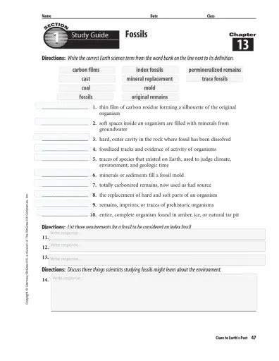 Th Grade Natural Science Worksheets Edform Worksheets Library