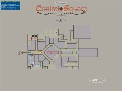 Mapa De Silent Hill 3 Silent Hill Central Square Shopping Center