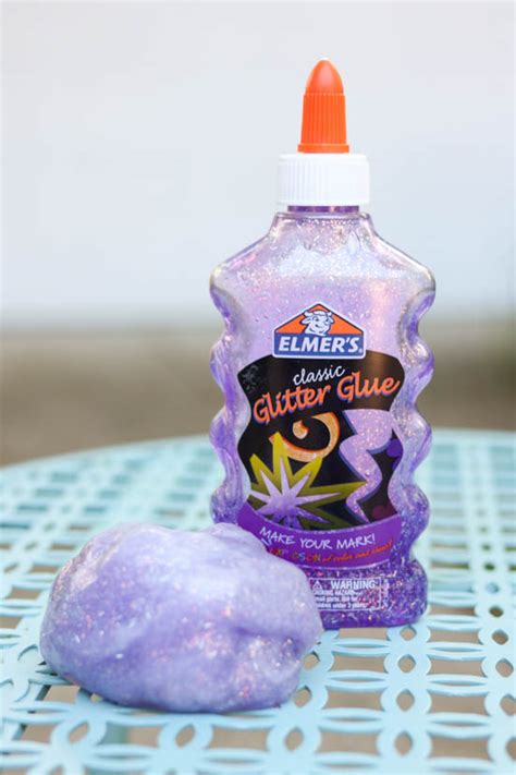 Mess Free Glitter Slime Recipe that's Safe for Kids