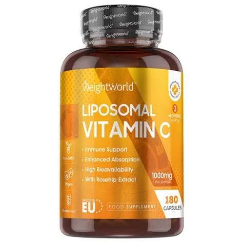 Liposomal Vitamin C Capsules Mg Vegan Capsules Weightworld