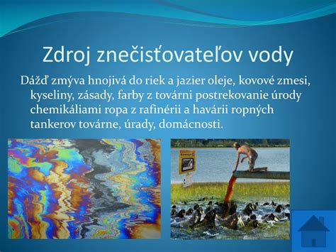 PPT Kvapka vody v mojom meste Znečisťovanie vodných tokov PowerPoint