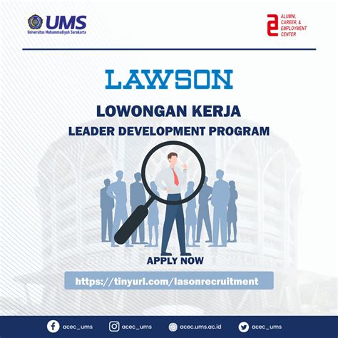 LOWONGAN PEKERJAAN PT LAWSON ACEC UMS