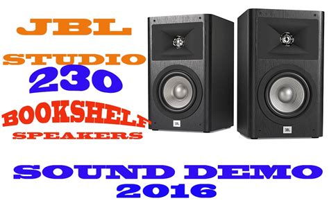 JBL Studio 230 Bookshelf Speakers Sound Demo Pop YouTube