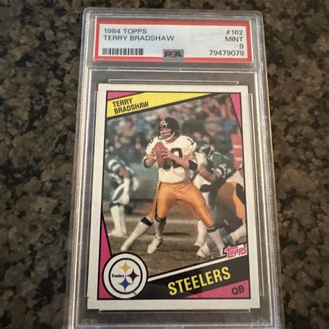 Topps Terry Bradshaw Steelers Hof Psa Ebay