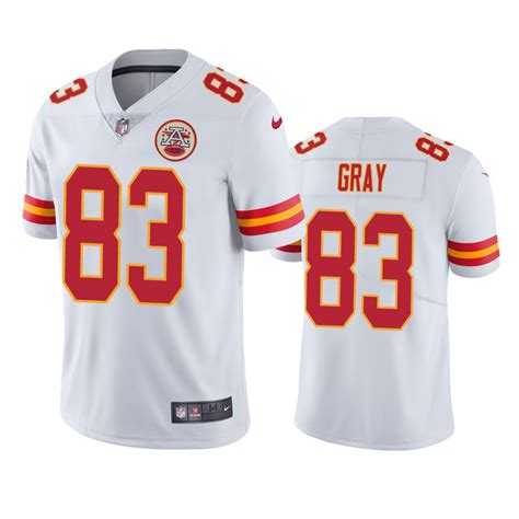 Noah Gray 83 Kansas City Chiefs White Vapor Limited Jersey - Bluefink