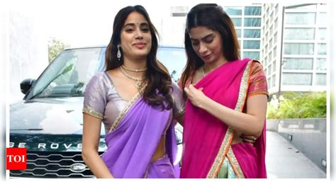 Janhvi Kapoor And Khushi Kapoor Re Wear Lehengas From Tirupati Visit For Karan Johars Diwali