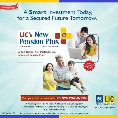 LIC New Pension Plus 867 ULIP Policy