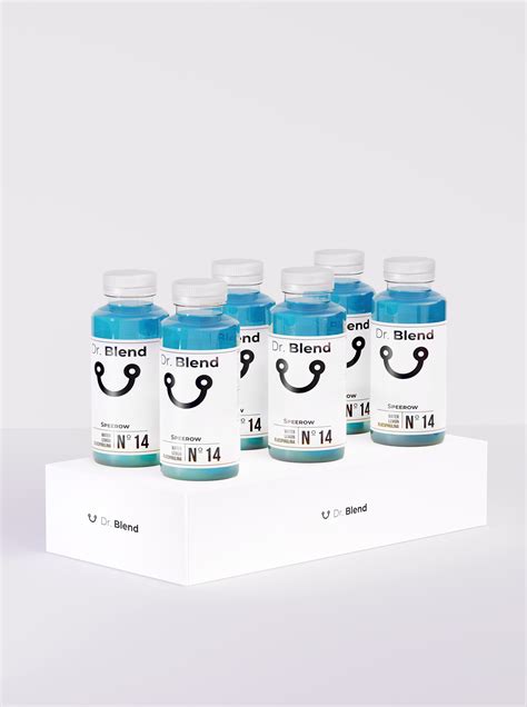 Speerow Nº14 Water Citroen Blauwe Spirulina 6 pack Dr Blend