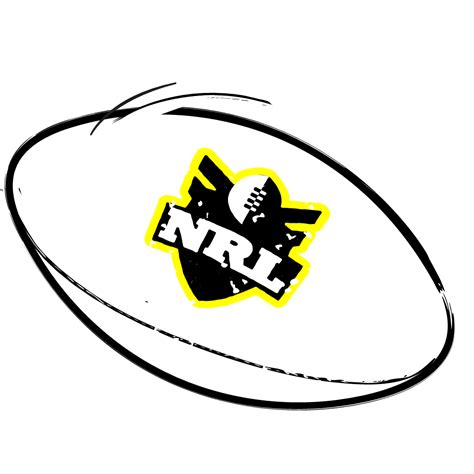 Nrl Football Svg