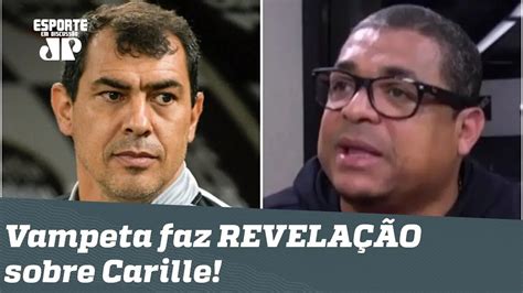 Vampeta IRONIZA Carille e faz REVELAÇÃO sobre futuro do técnico do